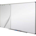 Pizarra Magnética KARAT con Marco de Aluminio - Soporte para Bolígrafos Removible - Resistente a Arañazos y Limpiable con un Paño Seco - Pizarra Magnética para Oficina, Hogar y Escuela - Formato Vertical o Horizontal