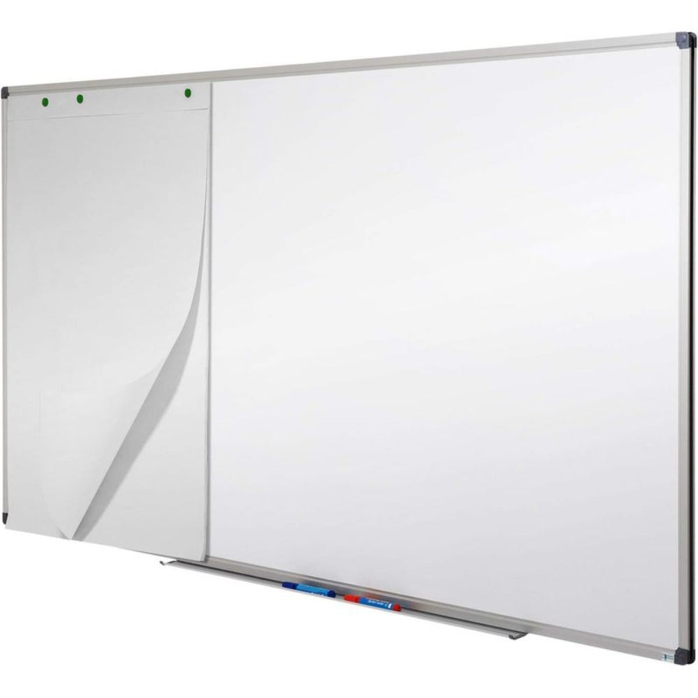 Pizarra Magnética KARAT con Marco de Aluminio - Soporte para Bolígrafos Removible - Resistente a Arañazos y Limpiable con un Paño Seco - Pizarra Magnética para Oficina, Hogar y Escuela - Formato Vertical o Horizontal