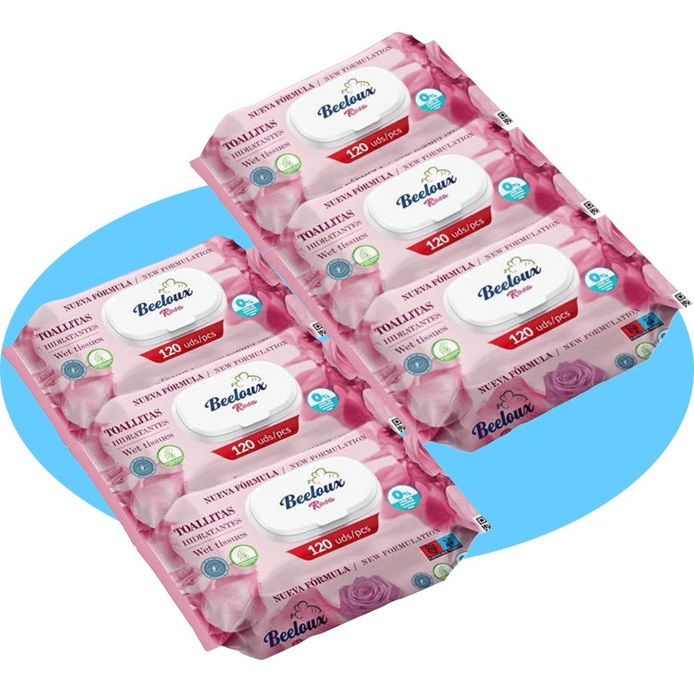 Toallitas Húmedas, Cuidado e Hidratación Profunda, Fibras Ultrasuaves ideales para Piel Sensible, Perfume Fresco, Packs de 3/6/9/12 Unidades, 360/720/1080/1440 Toallitas - Bestline