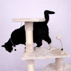 Arobol rascador para Gatos Rascador para Gato Postes rascador para Gatos Grande 105x40x40cm Varias Niveles