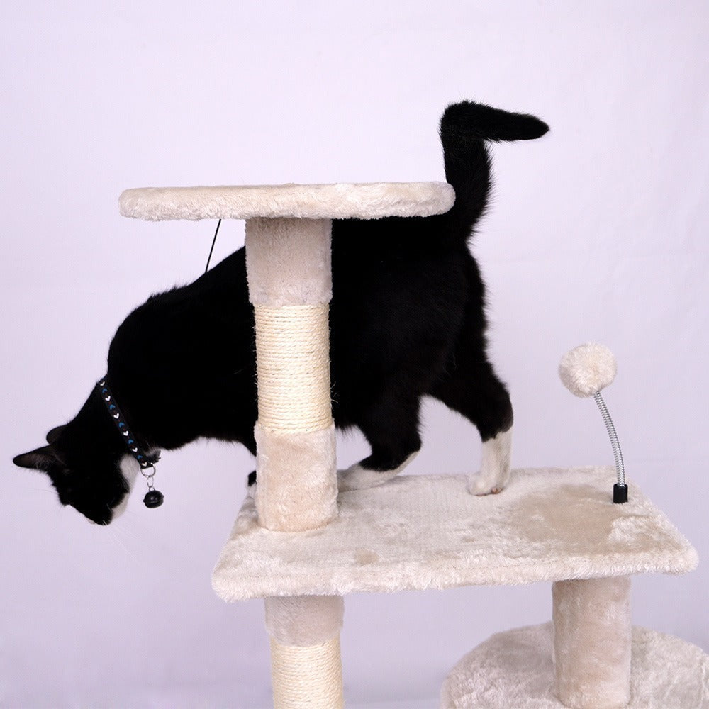Arobol rascador para Gatos Rascador para Gato Postes rascador para Gatos Grande 105x40x40cm Varias Niveles