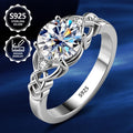 Anillo de moda exquisito para mujer de plata de ley 925 PM:D30, con incrustaciones de piedra natural, un anillo de joyería para mujer hermoso y de alto valor, de lujo ligero, exquisito y elegante, adecuado para viajes, festivales, vacaciones, cumpleaños y