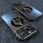 Funda magnética protectora para iPhone para protección y carga inalámbrica