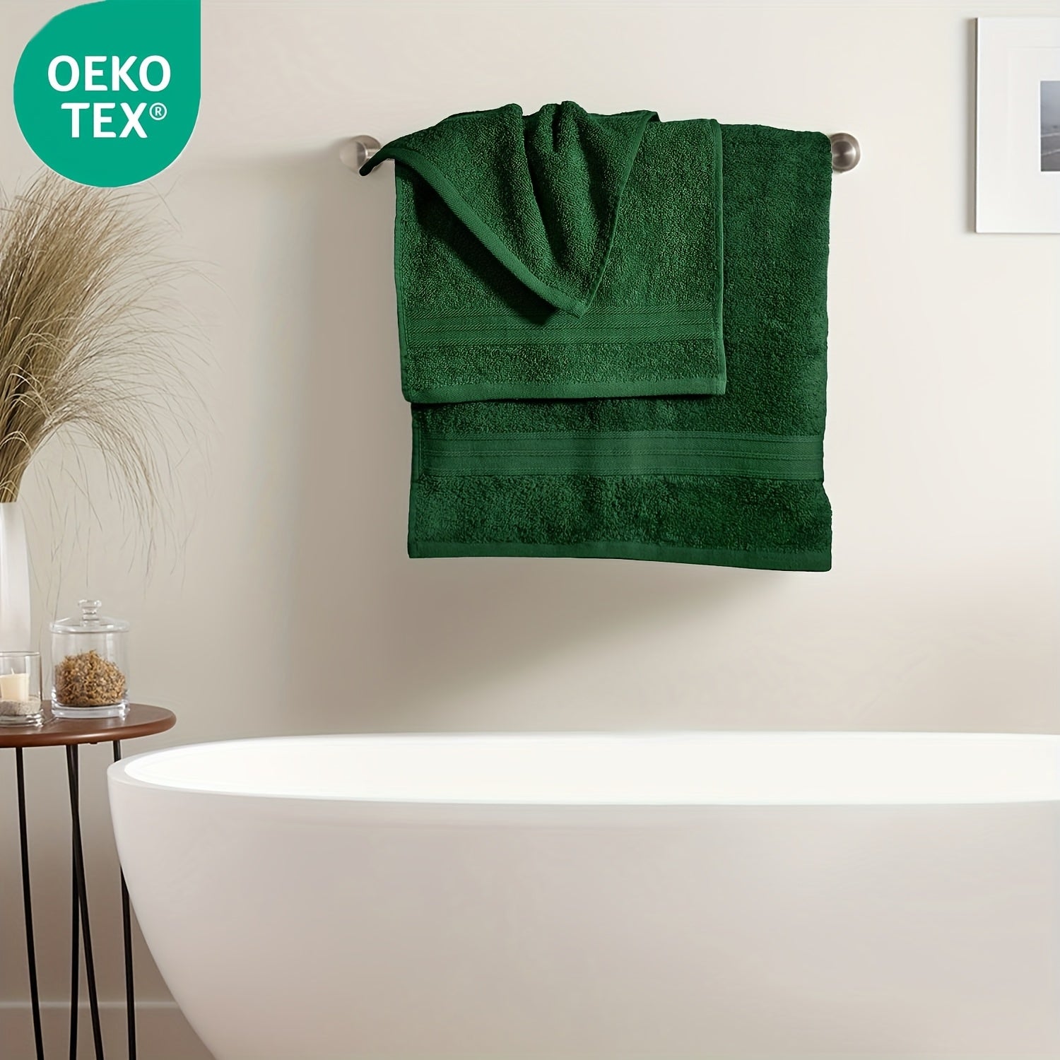 Paquete de 2 Toallas 100% Algodón 550gsm Extra Suaves, Super Absorbentes y Secado Rápido – Paños para Manos, Baño o Invitados 30x50cm, 50x100cm, 70x140cm - 9 Colores Disponibles