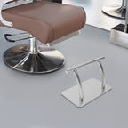 Reposapiés de acero inoxidable para peluquería, Taburete de barbero de altura ajustable, Equipo de salón antideslizante para peluquería, Pedicura, Spa, Terapia de masaje