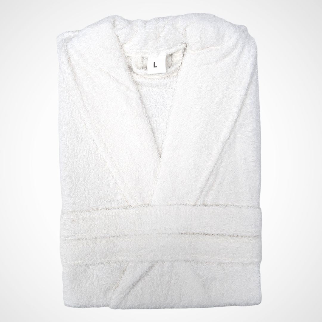 Albornoz de Algodón 450g Unisex para Baño con Cinturón y Bolsillos