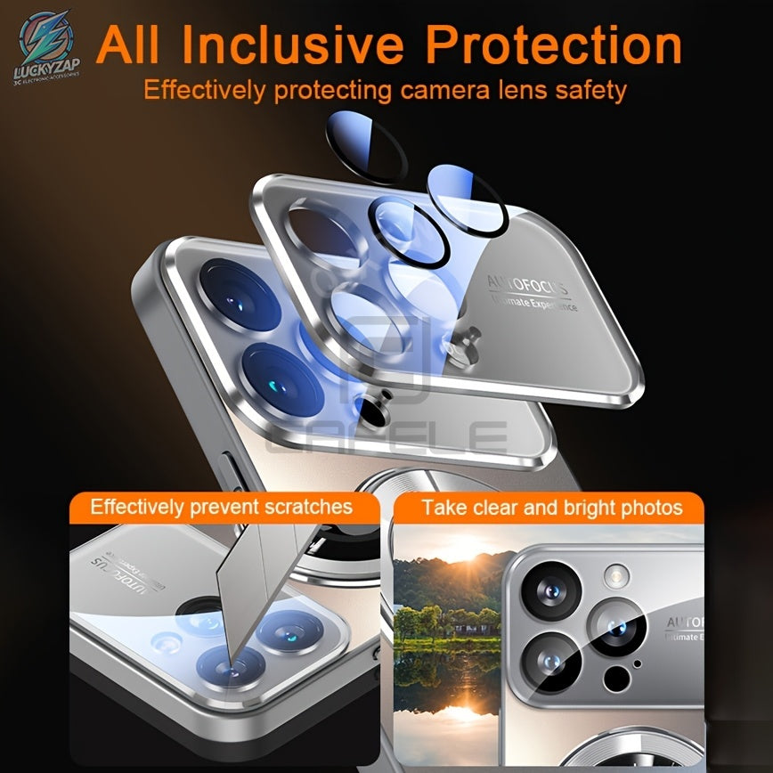 Funda magnética protectora para iPhone para protección y carga inalámbrica
