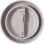 Bergner Click&Cook Batería de cocina 10 Pzs Mango extraíble, 3 Sartenes, 2 Cazos, Tapas y Utensilios Aluminio revestimiento antiadherente