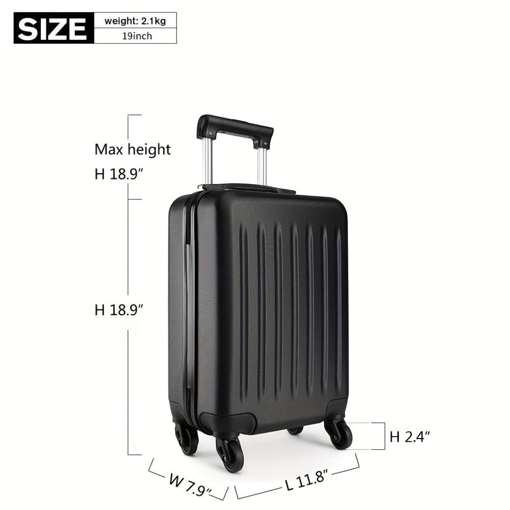 Maleta Kono de 19 pulgadas, 24 pulgadas y 28 pulgadas, Maleta de Viaje, Trolley, Equipaje de Carcasa Dura ABS, 4 Ruedas, Maleta con Ruedas Giratorias