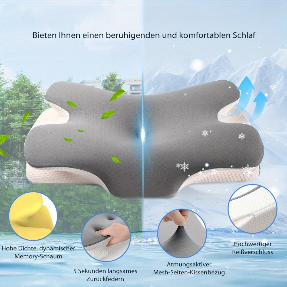 Almohada para el cuello, El regalo perfecto para familiares, amigos y parejas, Almohada ergonómica, Almohadas para dormir sin olor para un descanso profundo, Almohada refrescante para personas que duermen de lado, boca arriba y boca abajo