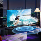 Barra de sonido con subwoofer, barra de sonido para Smart TV, con graves profundos, aumento de volumen y 3 modos de ecualizador, conexión inalámbrica/ARC/óptica/AUX, barra de sonido desmontable con control remoto por infrarrojos