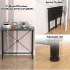 Mesa Escritorio Plegable, Mesa de Oficina Plegable, para Ordenador, Pequeño Mesa Ordenador Plegable Escritorios portátiles para Estudio, Casa Oficina 80x40x75cm