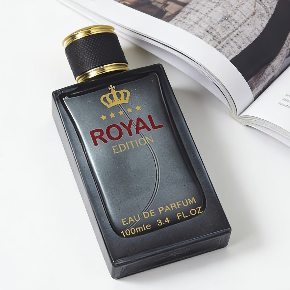Colonia para hombre de lujo floral, 100 ml/3.4 fl.oz, eau de toilette de larga duración con notas cítricas y florales. Una fragancia premium para citas, uso diario y un excelente regalo para el Día del Padre, perfume para el cabello.