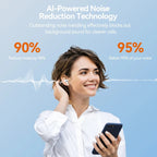 Auriculares Bluetooth | Auriculares inalámbricos, auriculares estéreo verdaderamente inalámbricos con graves mejorados, compatibles con TWS