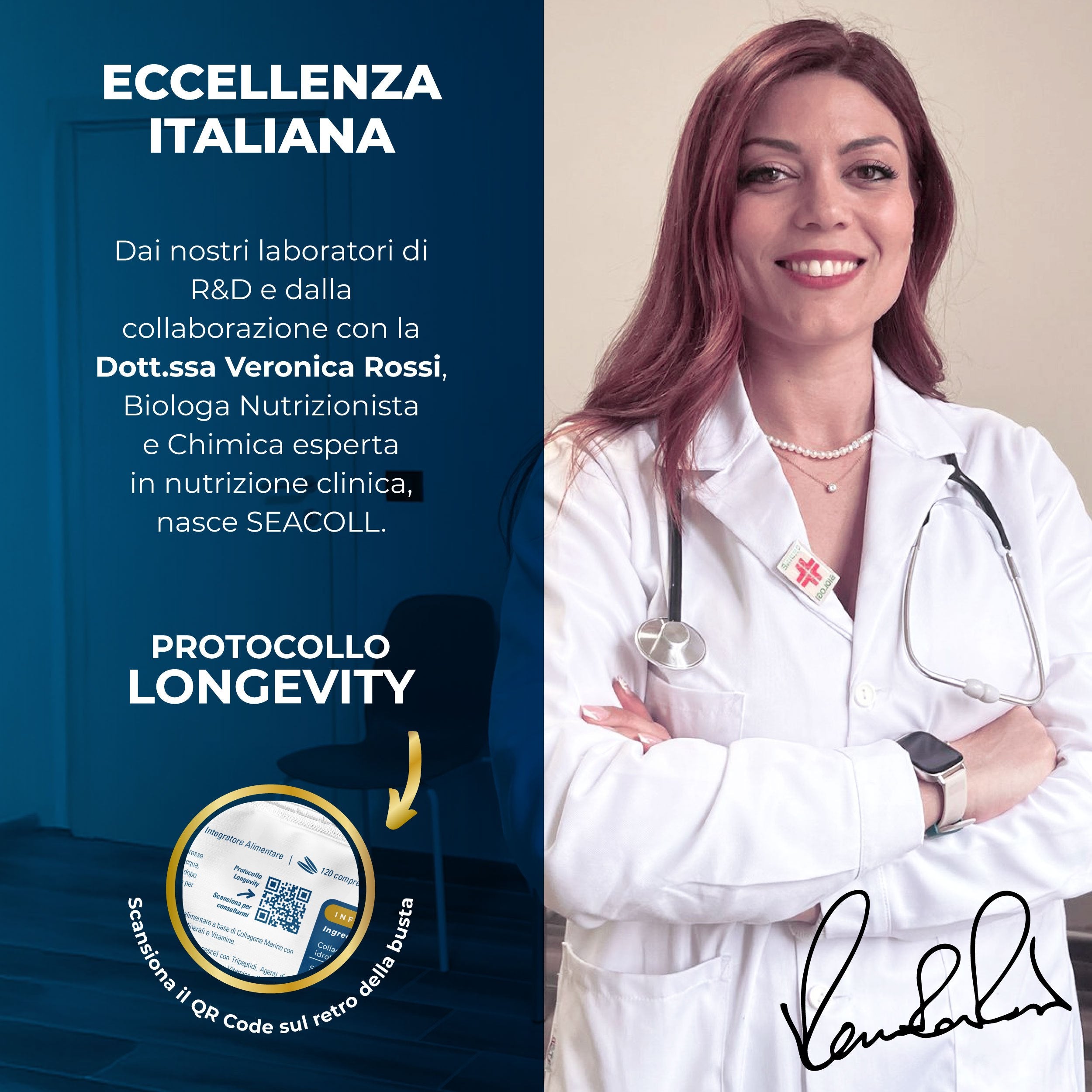 Colágeno Marino con Ácido Hialurónico [120 Cápsulas x 60 Días] Astaxantina Zinc Biotina Vitamina C | Tripeptidos de Colágeno Marino Hidrolizado para Cabello, Piel, Uñas - Complejo de Longevidad SEACOLL
