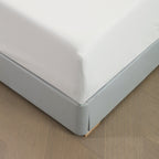 Juego de cama 4 piezas con funda elástica, (Funda de Edredón + Funda Protectora de Colchón + 1/2 Fundas de Almohada), Juego de Funda de Edredón 3-4 Piezas Estilo Nórdico de Color Sólido/Estampado, Ajustable para Camas de 90/105/135/150/180 cm, Regalo Navi