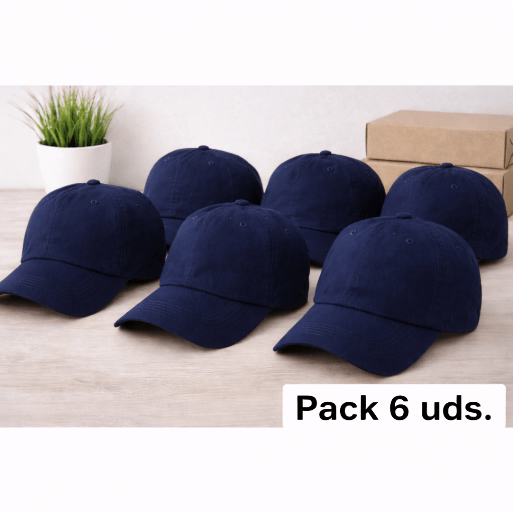 PACK DE 6 GORRAS