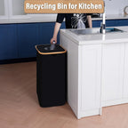 Recogedor de Botellas Plegable de Nylon Oxford 600D para Interior y Exterior, Cubo de Basura, Capacidad de 100L, Resistente al Desgarro y Lavable, Incluye Bolsas XXL, Puede Recoger Aproximadamente 35 Botellas, Ideal para Uso Doméstico, Almacenamiento en C