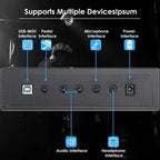 Teclado electrónico de 61 teclas diseñado para principiantes, con piano digital de 500 tonos y un modo de enseñanza de tres niveles. Incluye soporte de piano, taburete, pantalla LCD y atril.