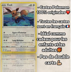 Pokémon 20 Cartas Oficiales en Francés Incluyendo - 2 Shiny - Sin Pokémon Duplicados, Cartas para Niños
