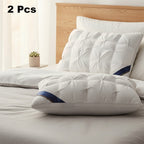 2 almohadas de soporte para el cuello para un sueño relajante, suaves y cómodas, núcleo de almohada para dormir, almohada de ropa de cama para el hogar transpirable que absorbe la humedad, adecuada para el dormitorio, la sala de estar, la decoración del h