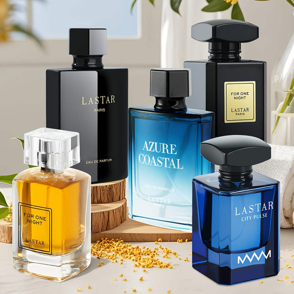 [Perfume de una Semana] Caja de Regalo de Perfume para Hombre, 1 Botella, 55ML/50ML, Fragancia de Sándalo y Almizcle, Cubre el Olor Corporal, Contrataca Diferentes Sentidos del Olor Durante una Semana, Siente un Encanto Romántico Sorpresa, Navidad Hallowe
