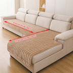 2 Piezas de Fundas Elegantes para Sofá Acolchadas en Franela - Protectores Muebles Suaves y Duraderos, Para Todo Clima, Amigables con las Mascotas, Lavable a Máquina para Sala, Dormitorio u Oficina | Textura Acolchada | Tapicería suave