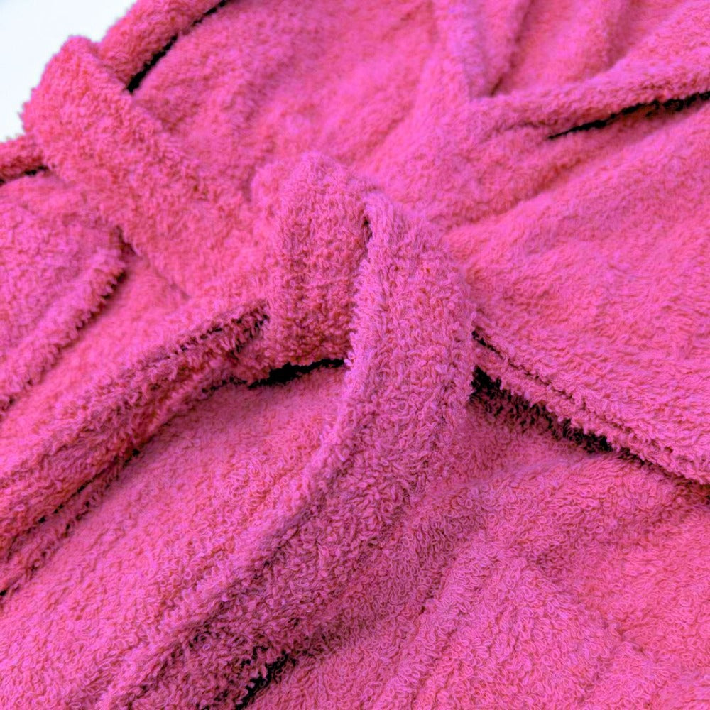 Albornoz de Algodón 450g Unisex para Baño con Cinturón y Bolsillos