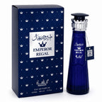 Perfume Árabe Emperor Regal 100ml Eau de Parfum para Hombre | Fragancia Premium de Larga Duración con Notas Frutales, Amaderadas y Almizcladas | Aroma Elegante, Sofisticado y Exclusivo