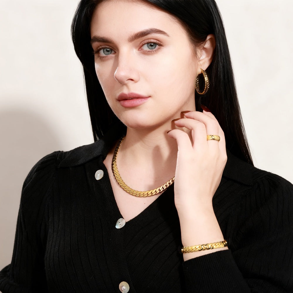 ARTPAGE, Juego de joyería de plata 925 para mujer, collar + pulsera + aretes + anillo/ Juego de 4 piezas. Peso total del producto (93.31 g), glamuroso y elegante, el regalo perfecto para mujer, ideal para el Día de San Valentín, viene con una exquisita ca