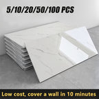 Panel de pared autoadhesivo 100 piezas | Cocina baño salón y renovación DIY
