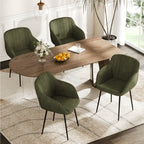 Sillas de comedor elegantes con reposabrazos y soporte lumbar para sala de estar, cocina y dormitorio, que ofrecen un alto confort - Disponibles en juegos de 2, 4 o 6