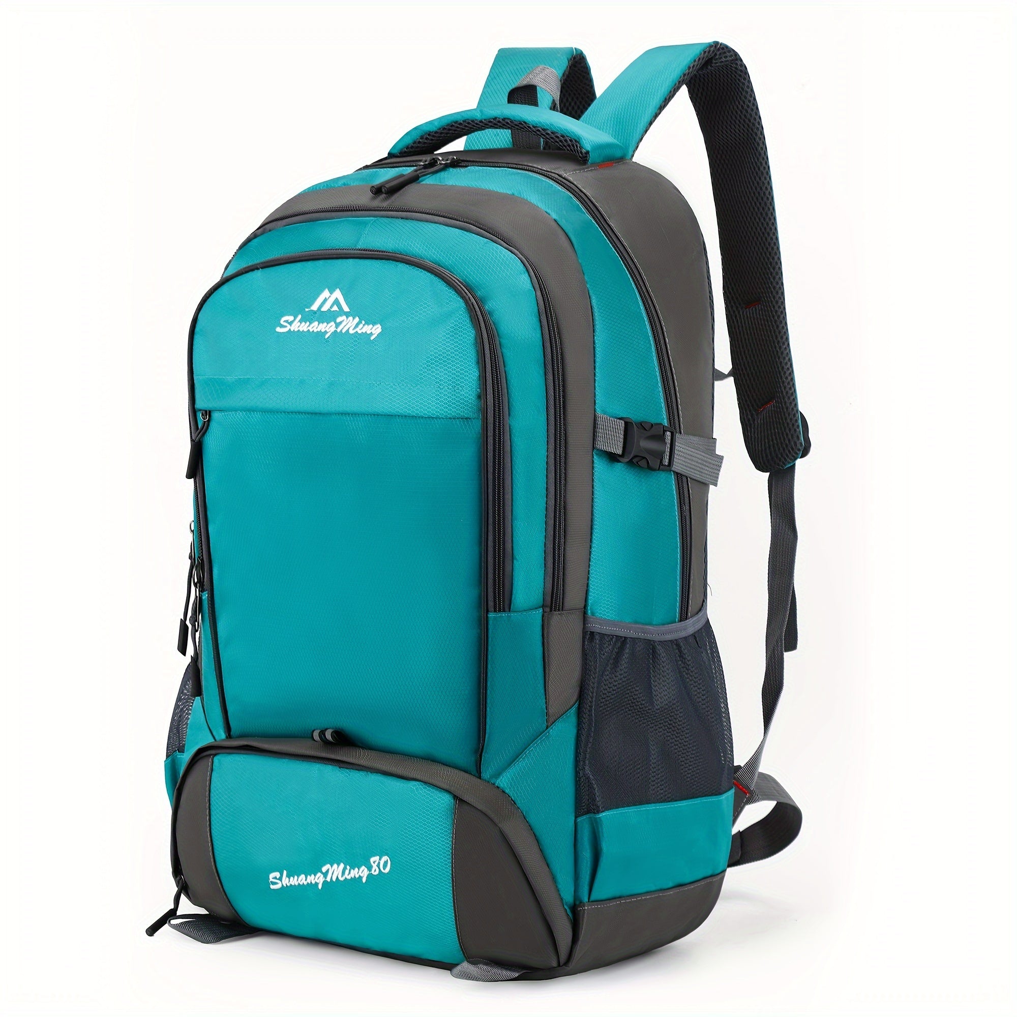 1pc Mochila de Viaje Multifuncional para Exteriores de Gran Capacidad de 80L para Hombres y Mujeres, Camping, Senderismo, Bolso de Hombro Doble