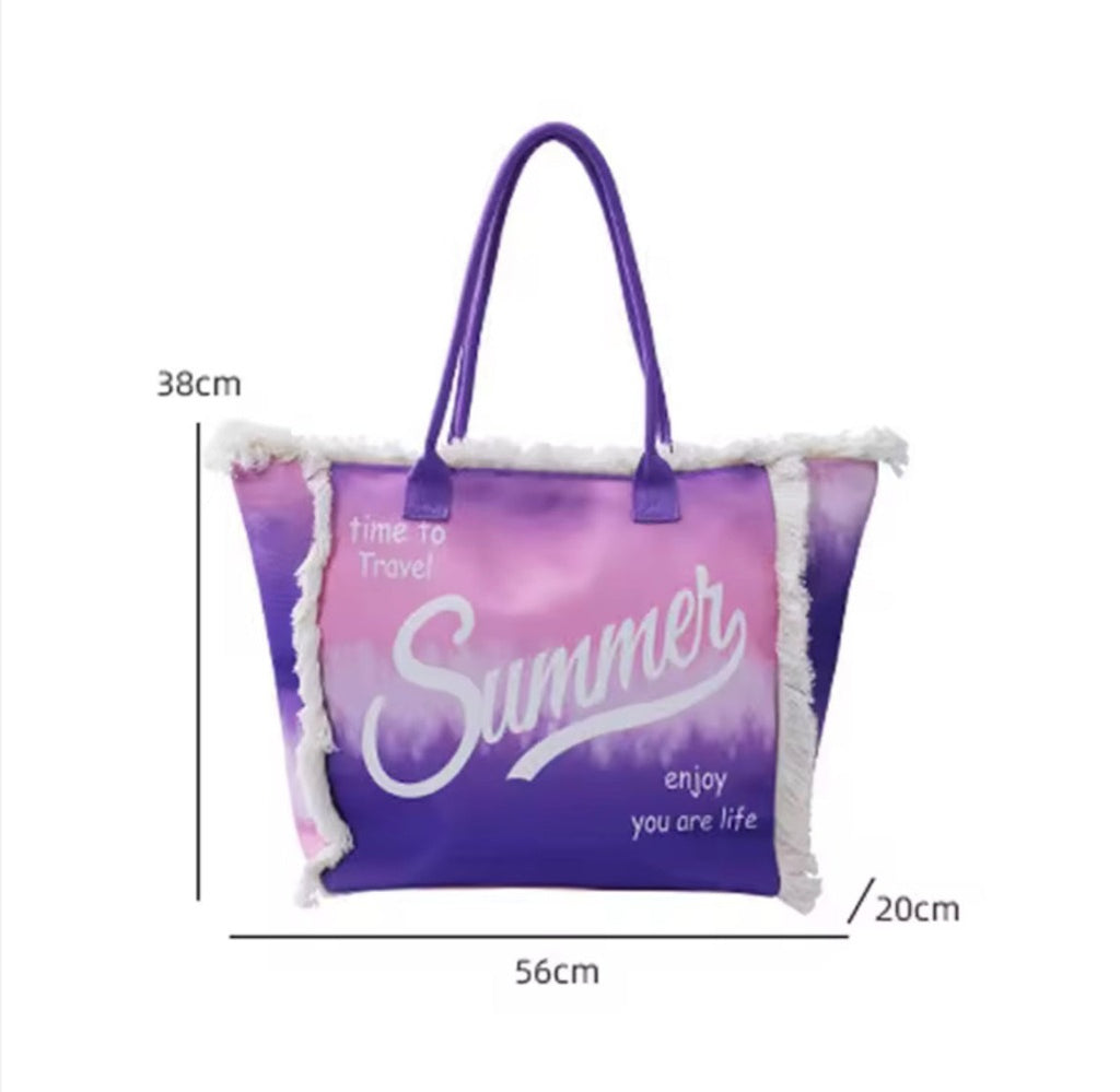 MEJORADA Bolso de Playa o piscina Grande - Diseño Verano, Ligera y Espaciosa (55x35x20 cm), TOTE BAG, Disponible en 6 Colores, Ideal para Viajes y Vacaciones