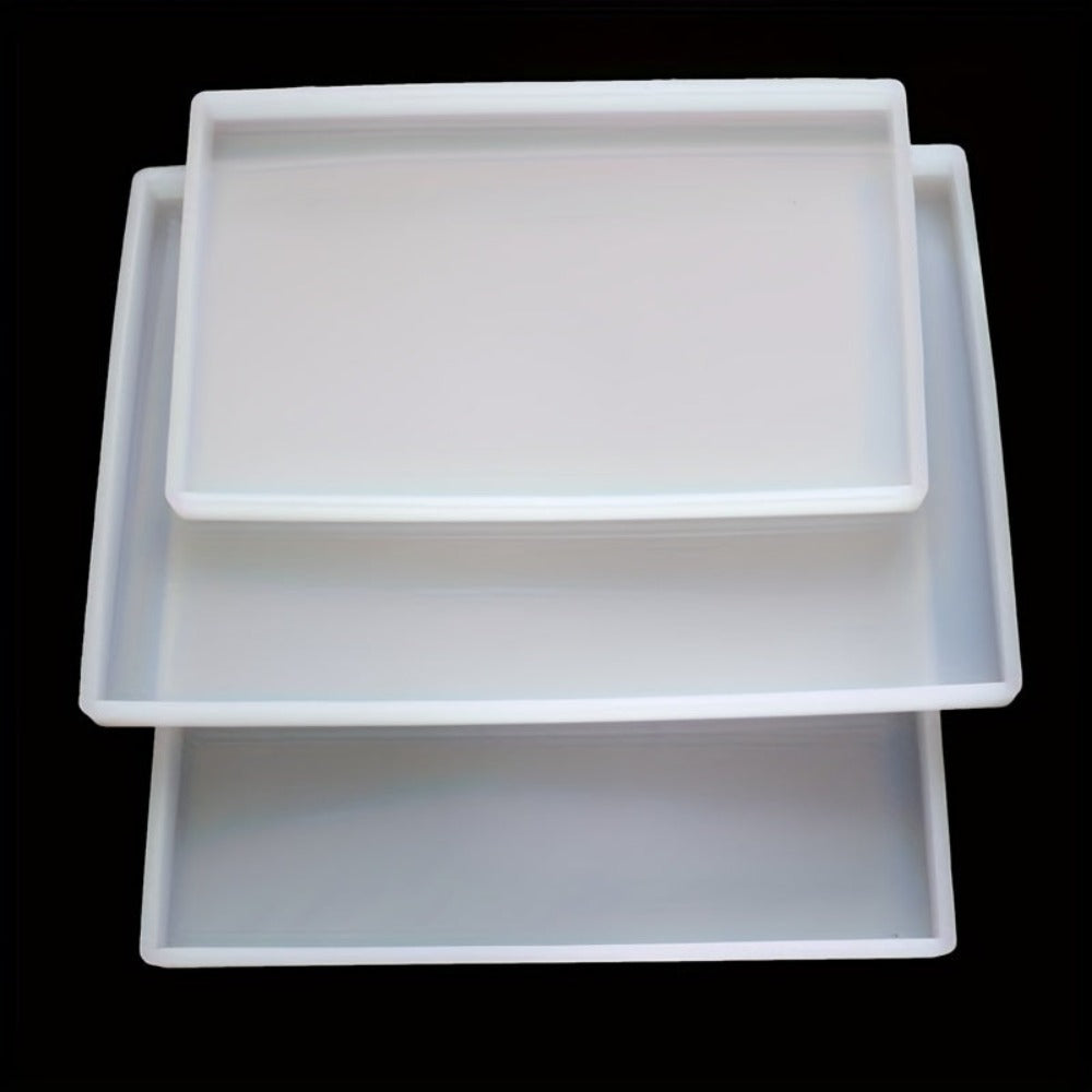 Juego de 3 moldes grandes de silicona para manualidades con resina