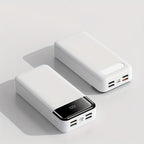 Power Bank de Alta Capacidad 50000mAh con Carga Súper Rápida, Interfases USB/Type-C/Micro, Equipado con Lámpara LED y Pantalla de Nivel de Batería. Adecuado para Cargar Rápido iPhone y Dispositivos Android. Fuente de Energía de Emergencia
