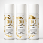 HOME PRO – Kit Profesional de Spray Desodorante para Telas, Sensación Dorada – Fragancia de Ámbar, Caramelo y Almizcle – Eliminador de Olores de Larga Duración, Aroma de Lujo – 3x150 ml – Hecho en Italia