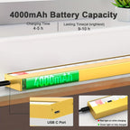 Luz LED recargable para cuadros ajustable | Para galería, dormitorio y baño