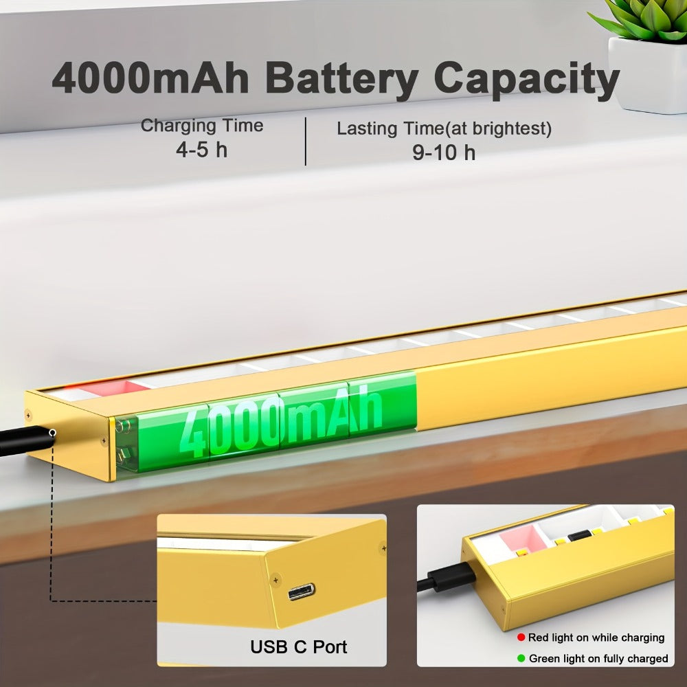 Luz LED recargable para cuadros ajustable | Para galería, dormitorio y baño