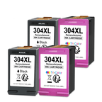 Cartuchos HP 304XL remanufacturados, negro y tricolor multipack