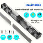 Barra de sonido inalámbrica extraíble para TV música y cine en casa | extraíble
