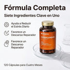Ashwagandha + Triptófano Complex 7 en 1 | 120 Cápsulas Veganas | Magnesio, Vitaminas B1, B2, B3 y B6 | Fabricado en España y con Calidad Certificada | San Pro