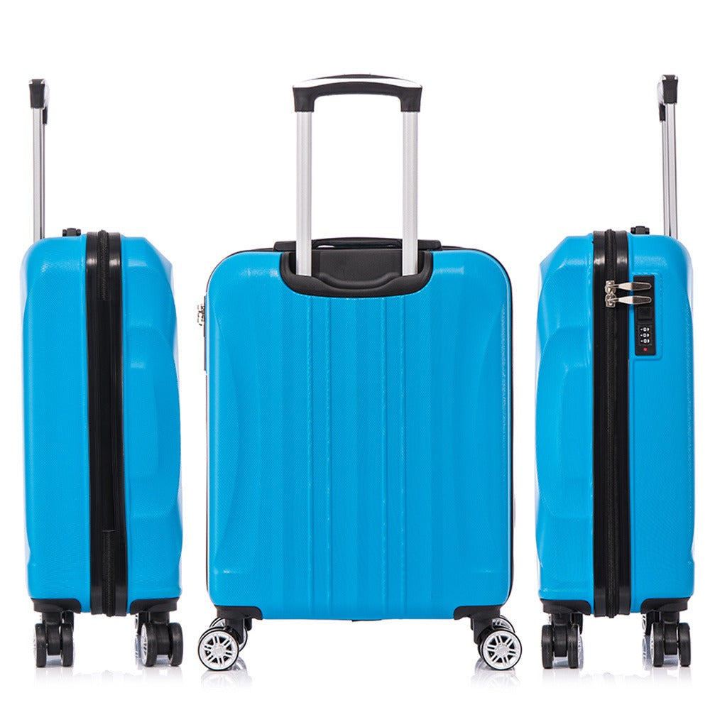 Maleta Cabina ABS 55x40x20cm (44L)- 20 Pulgadas - Negro/Azul/RosaDorado/Plateado/Amarillo/Rojo/Turquesa/Verde/Menta/Morada