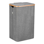 Cesto de Ropa Sucia con Tapa y Asas: 72L o 100 L,2 Clasificaciones, Plegable, Bolsa Interior a Maquina - Solucion Elegante y Pratica para la Lavandera en tu Dormitorio,Cubo Ropa Sucia