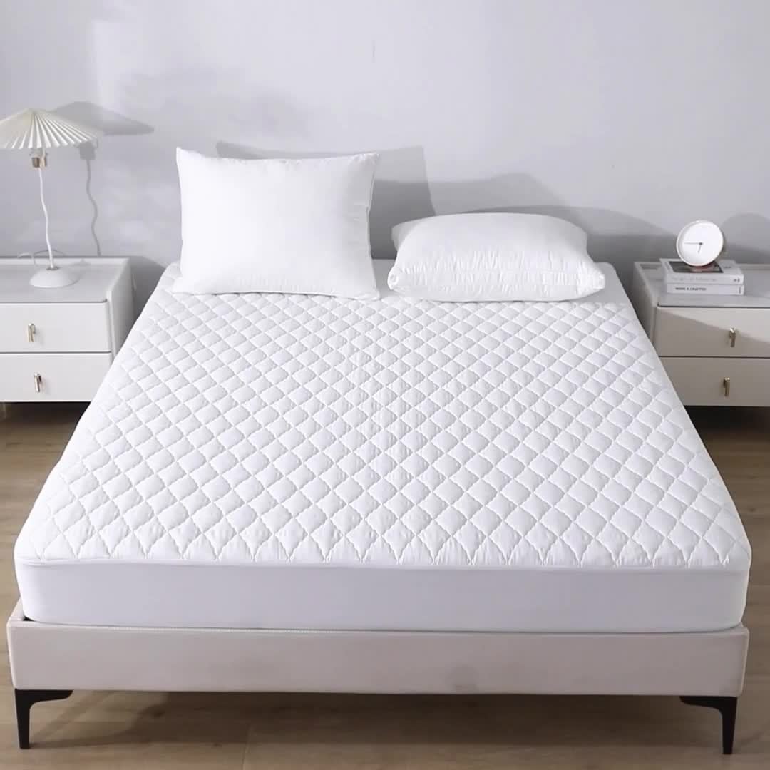 1pc Protector de Colchón Acolchado y Engrosado Impermeable - Funda de Colchón Ultra Suave y Cómoda, Adecuada para Dormitorios, Residencias, Decoración de Habitaciones, Habitaciones de Invitados y Hoteles (Excluyendo Fundas de Almohada)