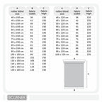 Persiana Enrollable para Ventana • BLANCA • 32 Tamaños • BOJANEK MINI ROLLER BLIND • Soportes Ajustables • Instalación sin Taladro en la Ventana • Persiana Enrollable con Mecanismo de Cadena • Cubierta de Ventana Protectora contra el Sol • Ideal para Saló