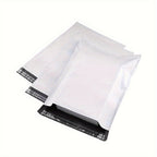 Paquete de 200 sobres blancos para envíos, sello autoadhesivo, bolsas de correo exprés para uso en oficina, embalaje de paquetes