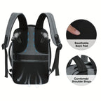 Mochila antirrobo UltraLight 20L de 2026 - Equipaje de mano aprobado por aerolíneas con zona húmeda separada y funda tecnológica de 40.64 cm | Mochila de varios compartimentos para trayectos diarios/vacaciones (diseño unisex, 6 bolsillos seguros)