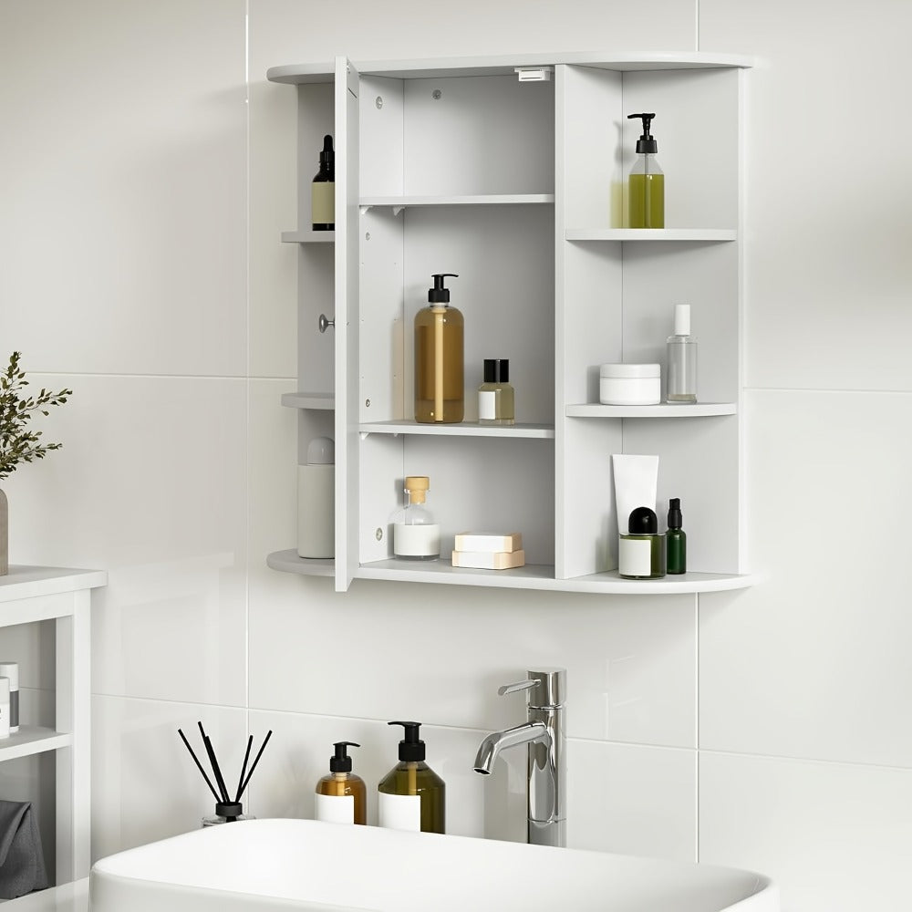 Armario de baño con almacenamiento ajustable | Para lavabo, baño y pasillo