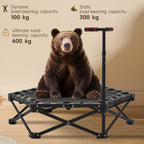 Trampolín Plegable Mini para Adultos con Resortes, Trampolín de Salto Pequeño con Manijas y Poste, Ideal para Interiores
